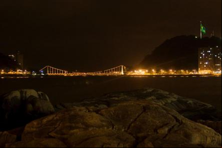 A Ponte Pensil, foi inaugurada em 1914 tendo sido a primeira do g