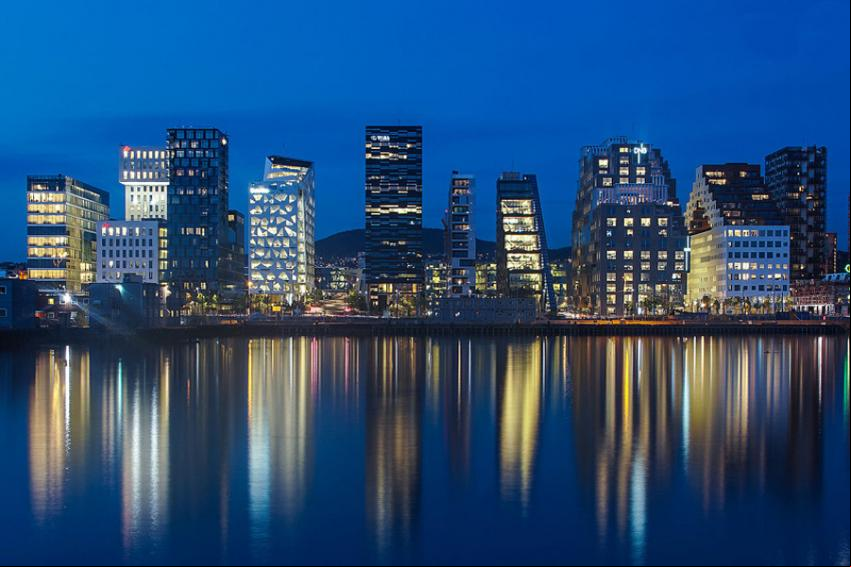 Bjorvika o centro financeiro de Oslo - Foto: Jorn Eriksson (Licen